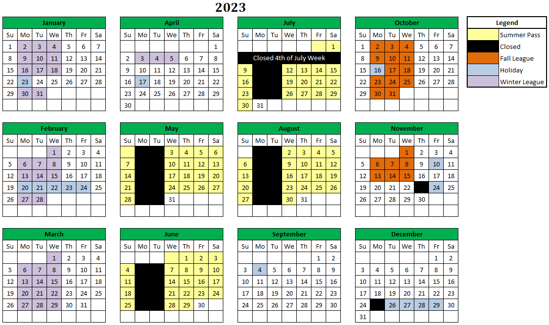 DRG Calendar 2023